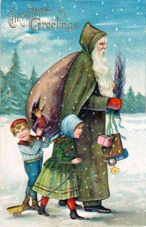Санта-Клаус, старьевщик, новый год, рождество, старый год, сани, сугроб, гном, леденец, Франц, Розина